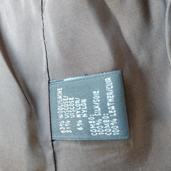 Lafayette 148 New York Brown White Tweed Boucle Jacket Blazer Sz 6 Career - Picture 8 of 10